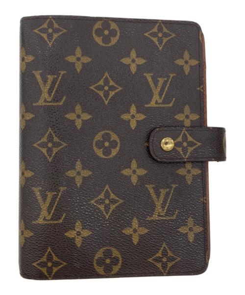 LOUIS VUITTON（ルイ ヴィトン）LOUIS VUITTON (ルイ ヴィトン) アジェンダMM/手帳カバー ブラウンの古着・服飾アイテム