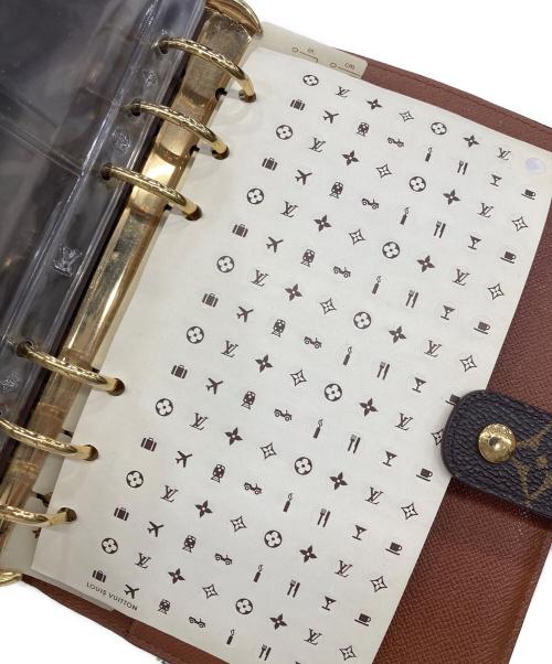 LOUIS VUITTON（ルイ ヴィトン）LOUIS VUITTON (ルイ ヴィトン) アジェンダMM/手帳カバー ブラウンの古着・服飾アイテム