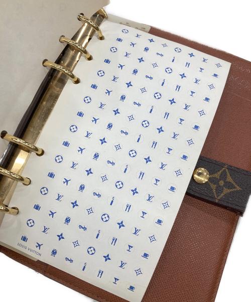 LOUIS VUITTON（ルイ ヴィトン）LOUIS VUITTON (ルイ ヴィトン) アジェンダMM/手帳カバー ブラウンの古着・服飾アイテム