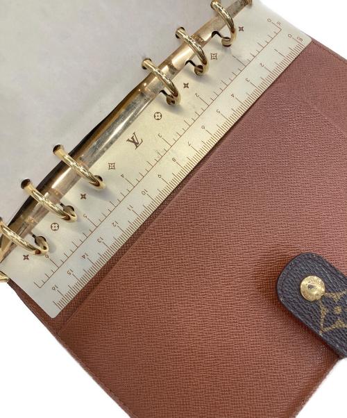 LOUIS VUITTON（ルイ ヴィトン）LOUIS VUITTON (ルイ ヴィトン) アジェンダMM/手帳カバー ブラウンの古着・服飾アイテム