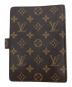 LOUIS VUITTON (ルイ ヴィトン) アジェンダMM/手帳カバー ブラウン：20000円