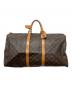 LOUIS VUITTON（ルイ ヴィトン）の古着「キーポル55/トラベルバッグ」｜ブラウン