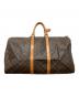 LOUIS VUITTON (ルイ ヴィトン) キーポル55/トラベルバッグ ブラウン：55000円