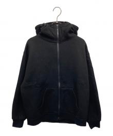 INTER FACTORY（インター ファクトリー）の古着「INTER FACTORY/ジップパーカー」｜ブラック