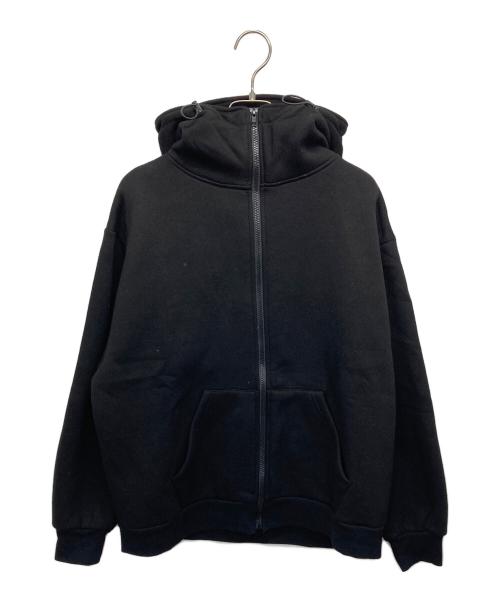 INTER FACTORY（インター ファクトリー）INTER FACTORY (インター ファクトリー) INTER FACTORY/ジップパーカー ブラック サイズ:Mの古着・服飾アイテム
