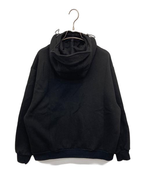 INTER FACTORY（インター ファクトリー）INTER FACTORY (インター ファクトリー) INTER FACTORY/ジップパーカー ブラック サイズ:Mの古着・服飾アイテム