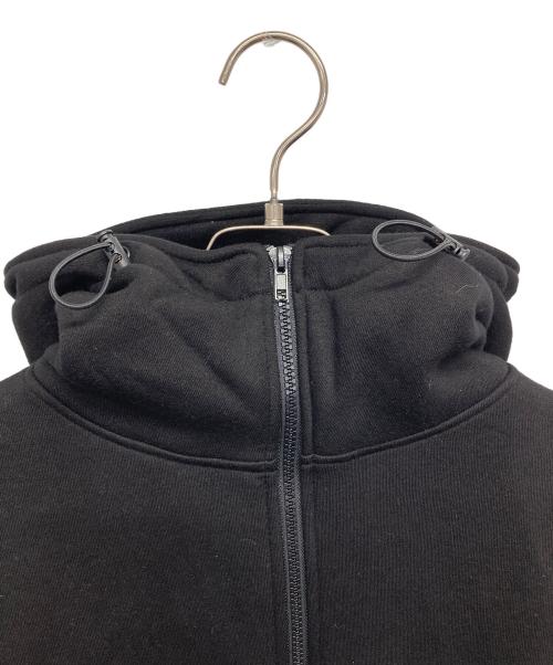 INTER FACTORY（インター ファクトリー）INTER FACTORY (インター ファクトリー) INTER FACTORY/ジップパーカー ブラック サイズ:Mの古着・服飾アイテム