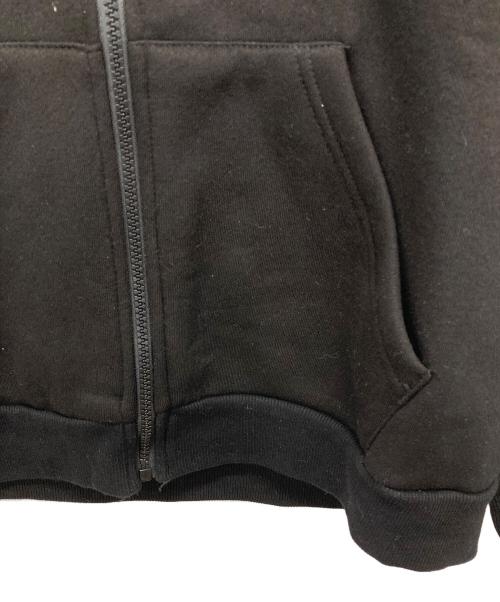 INTER FACTORY（インター ファクトリー）INTER FACTORY (インター ファクトリー) INTER FACTORY/ジップパーカー ブラック サイズ:Mの古着・服飾アイテム