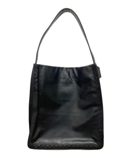 COACH（コーチ）COACH (コーチ) カーフレザーワンショルダーバッグ ブラックの古着・服飾アイテム