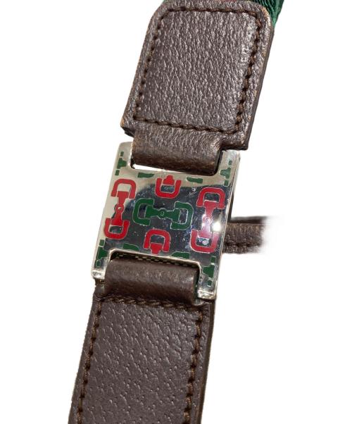 GUCCI（グッチ）GUCCI (グッチ) シェリーラインGG柄トートバッグ ベージュの古着・服飾アイテム