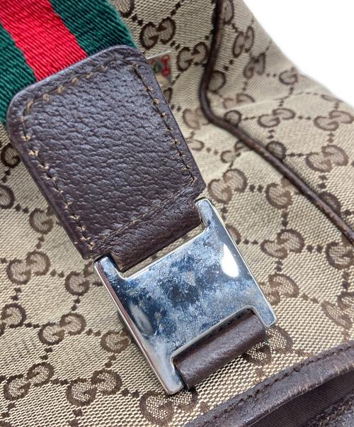 GUCCI（グッチ）GUCCI (グッチ) シェリーラインGG柄トートバッグ ベージュの古着・服飾アイテム