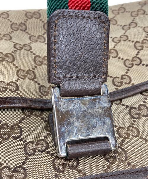 GUCCI（グッチ）GUCCI (グッチ) シェリーラインGG柄トートバッグ ベージュの古着・服飾アイテム