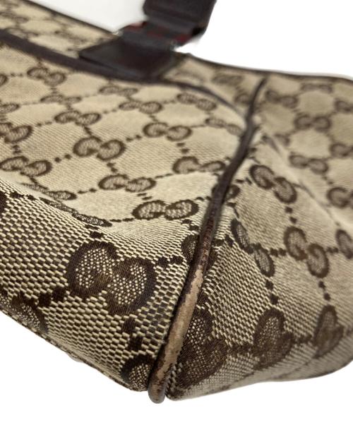 GUCCI（グッチ）GUCCI (グッチ) シェリーラインGG柄トートバッグ ベージュの古着・服飾アイテム