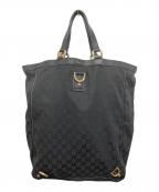 GUCCIグッチ）の古着「アビー/GG柄トートバッグ」｜ブラック