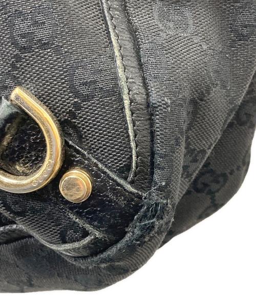 GUCCI（グッチ）GUCCI (グッチ) アビー/GG柄トートバッグ ブラックの古着・服飾アイテム