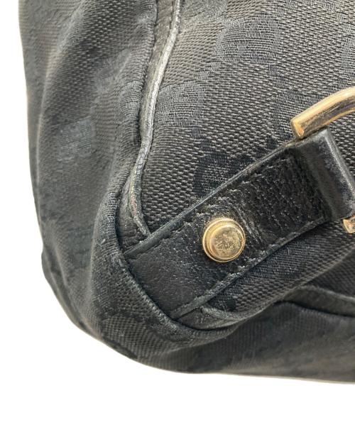 GUCCI（グッチ）GUCCI (グッチ) アビー/GG柄トートバッグ ブラックの古着・服飾アイテム