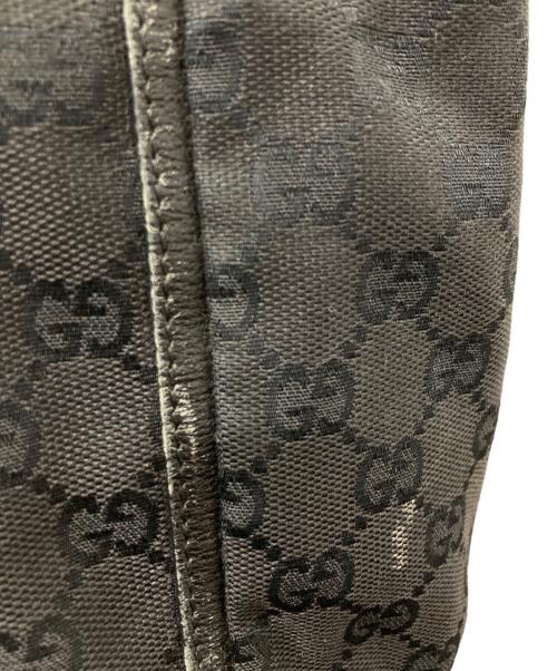 GUCCI（グッチ）GUCCI (グッチ) アビー/GG柄トートバッグ ブラックの古着・服飾アイテム