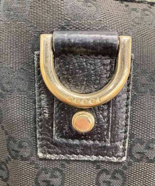 GUCCI（グッチ）GUCCI (グッチ) アビー/GG柄トートバッグ ブラックの古着・服飾アイテム