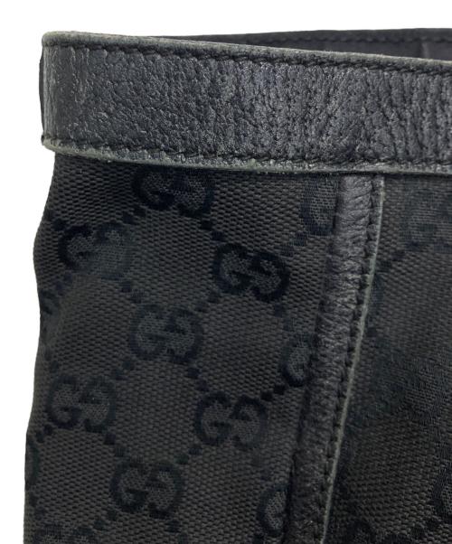 GUCCI（グッチ）GUCCI (グッチ) アビー/GG柄トートバッグ ブラックの古着・服飾アイテム