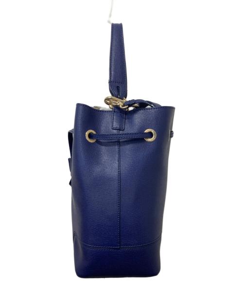 FURLA（フルラ）FURLA (フルラ) ステイシー/2WAY巾着バッグ ブルーの古着・服飾アイテム