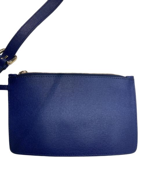 FURLA（フルラ）FURLA (フルラ) ステイシー/2WAY巾着バッグ ブルーの古着・服飾アイテム