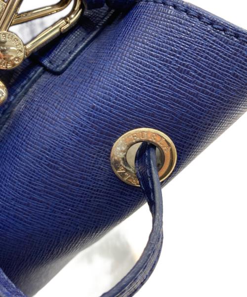 FURLA（フルラ）FURLA (フルラ) ステイシー/2WAY巾着バッグ ブルーの古着・服飾アイテム