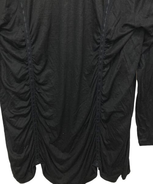 ISSEY MIYAKE FETE（イッセイミヤケフェット）ISSEY MIYAKE FETE (イッセイミヤケフェット) シルク混シアーカーディガン ブラック サイズ:SIZE2の古着・服飾アイテム