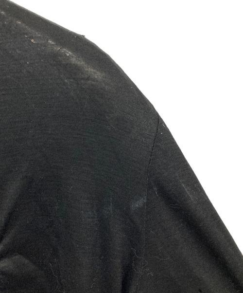ISSEY MIYAKE FETE（イッセイミヤケフェット）ISSEY MIYAKE FETE (イッセイミヤケフェット) シルク混シアーカーディガン ブラック サイズ:SIZE2の古着・服飾アイテム