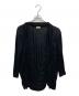 ISSEY MIYAKE FETE（イッセイミヤケフェット）の古着「シルク混シアーカーディガン」｜ブラック