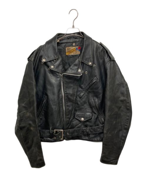 Schott（ショット）Schott (ショット) ダブルライダースジャケット ブラック サイズ:SIZE 46の古着・服飾アイテム