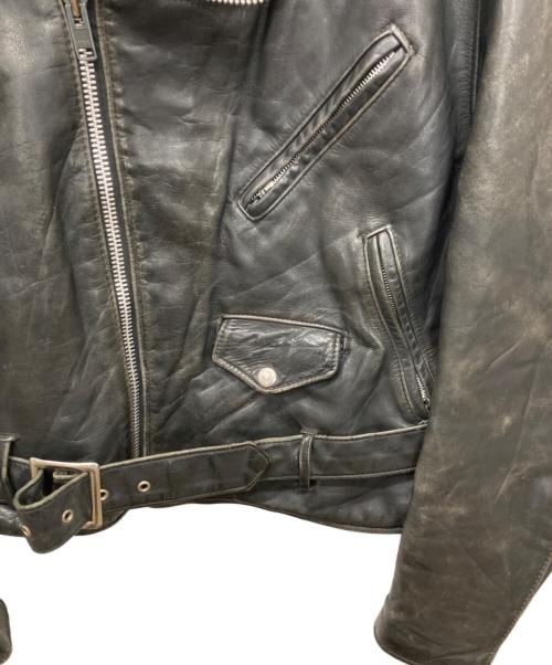 Schott（ショット）Schott (ショット) ダブルライダースジャケット ブラック サイズ:SIZE 46の古着・服飾アイテム