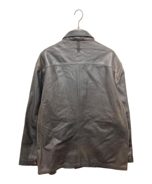 GAP（ギャップ）GAP (ギャップ) 00’sレザージャケット ブラック サイズ:XLの古着・服飾アイテム