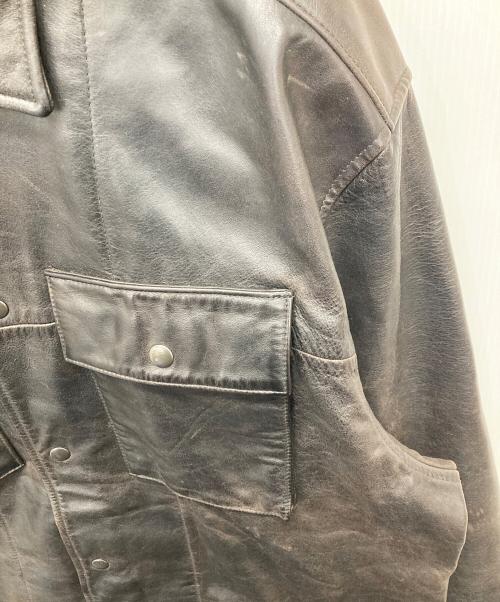 GAP（ギャップ）GAP (ギャップ) 00’sレザージャケット ブラック サイズ:XLの古着・服飾アイテム