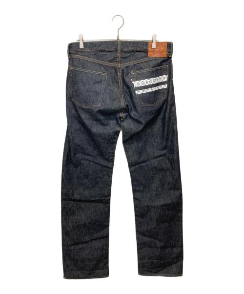 MOMOTARO JEANS（桃太郎ジーンズ）MOMOTARO JEANS (桃太郎ジーンズ) 出陣10oz特濃セルビッチミドルストレート インディゴ サイズ:W34の古着・服飾アイテム