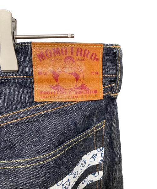 MOMOTARO JEANS（桃太郎ジーンズ）MOMOTARO JEANS (桃太郎ジーンズ) 出陣10oz特濃セルビッチミドルストレート インディゴ サイズ:W34の古着・服飾アイテム