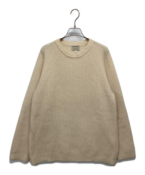 BEAUTY&YOUTH（ビューティーアンドユース）BEAUTY&YOUTH (ビューティーアンドユース) カシミヤニット アイボリー サイズ:Mの古着・服飾アイテム