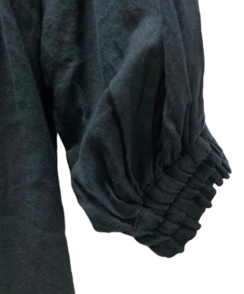 tumugu（ツムグ）tumugu (ツムグ) ハンド刺繍コットンモス2WAYワンピース ブラック サイズ:Fの古着・服飾アイテム