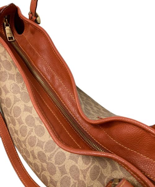 COACH（コーチ）COACH (コーチ) アラナ/シグネチャートートバッグ ブラウンの古着・服飾アイテム