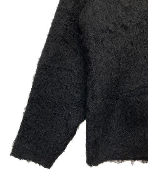 STEP AHEAD（ステップアヘッド）STEP AHEAD (ステップアヘッド) モヘアカーディガン ブラック サイズ:Lの古着・服飾アイテム