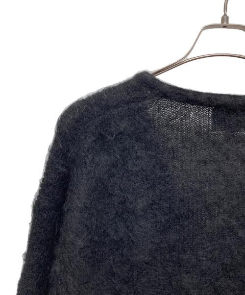 STEP AHEAD（ステップアヘッド）STEP AHEAD (ステップアヘッド) モヘアカーディガン ブラック サイズ:Lの古着・服飾アイテム