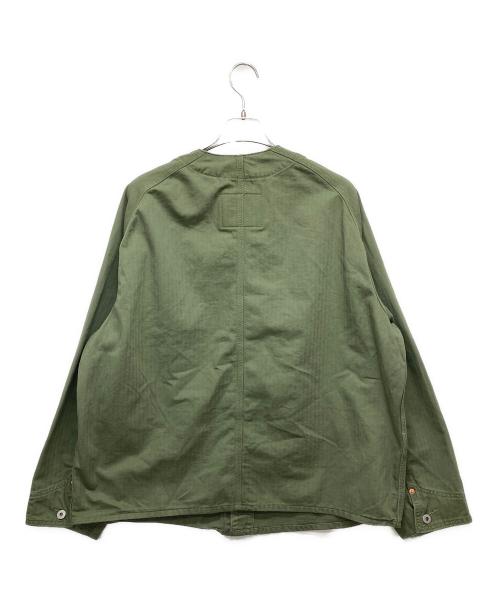 LEVI'S PReMIUM（リーバイス プレミアム）LEVI'S PReMIUM (リーバイス プレミアム) エンジニアカーディガン カーキ サイズ:L 未使用品の古着・服飾アイテム