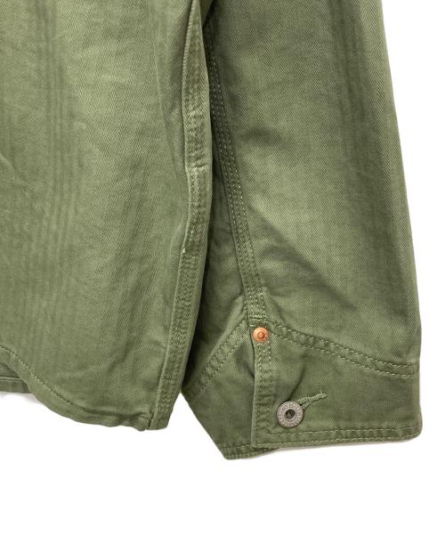 LEVI'S PReMIUM（リーバイス プレミアム）LEVI'S PReMIUM (リーバイス プレミアム) エンジニアカーディガン カーキ サイズ:L 未使用品の古着・服飾アイテム