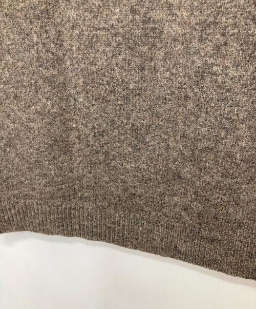 Maison Margiela（メゾンマルジェラ）Maison Margiela (メゾンマルジェラ) Vネックウールベスト ブラウン サイズ:Lの古着・服飾アイテム