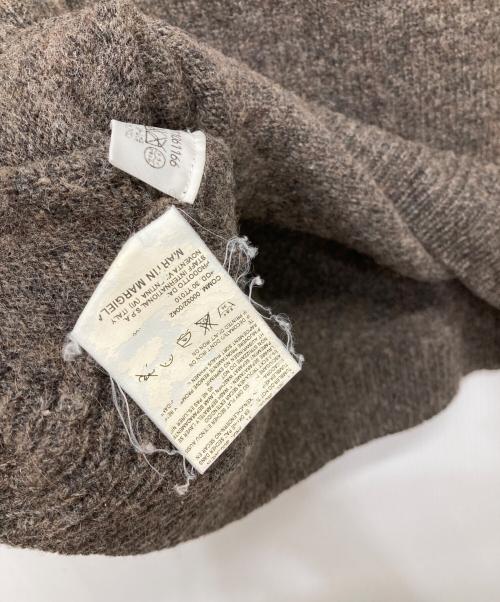 Maison Margiela（メゾンマルジェラ）Maison Margiela (メゾンマルジェラ) Vネックウールベスト ブラウン サイズ:Lの古着・服飾アイテム