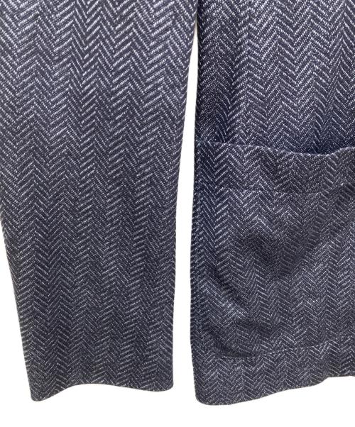 ARMANI COLLEZIONI（アルマーニ コレツィオーニ）ARMANI COLLEZIONI (アルマーニ コレツィオーニ) ヘリンボーンテーラードジャケット ネイビー サイズ:表記無しの古着・服飾アイテム