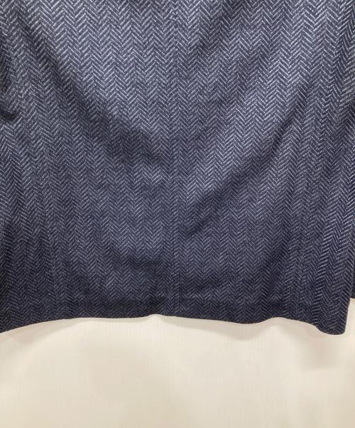 ARMANI COLLEZIONI（アルマーニ コレツィオーニ）ARMANI COLLEZIONI (アルマーニ コレツィオーニ) ヘリンボーンテーラードジャケット ネイビー サイズ:表記無しの古着・服飾アイテム