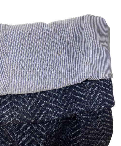 ARMANI COLLEZIONI（アルマーニ コレツィオーニ）ARMANI COLLEZIONI (アルマーニ コレツィオーニ) ヘリンボーンテーラードジャケット ネイビー サイズ:表記無しの古着・服飾アイテム