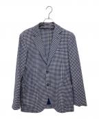 TOMORROW LAND×ERMENEGILDO ZEGNAトゥモローランド×エルメネジルド・ゼニア）の古着「チェックテーラードジャケット」｜ホワイト