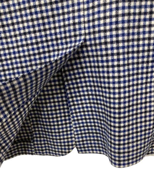 TOMORROW LAND（トゥモローランド）TOMORROW LAND (トゥモローランド) Ermenegildo Zegna (エルメネジルド・ゼニア) チェックテーラードジャケット ホワイト サイズ:48の古着・服飾アイテム