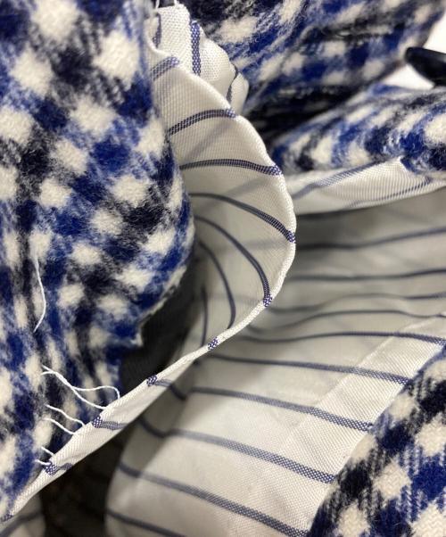 TOMORROW LAND（トゥモローランド）TOMORROW LAND (トゥモローランド) Ermenegildo Zegna (エルメネジルド・ゼニア) チェックテーラードジャケット ホワイト サイズ:48の古着・服飾アイテム